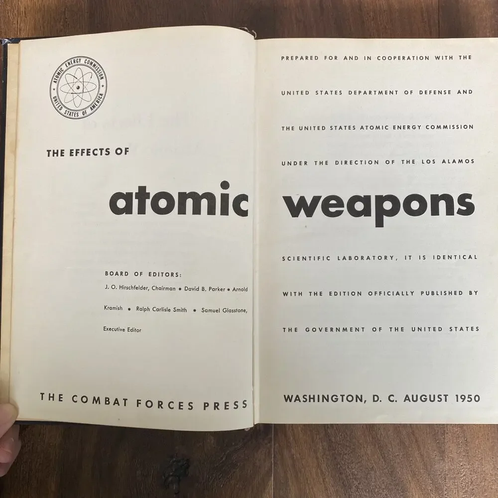 he Effects of Atomic Weapons by Samuel Glasstone - Combat Forces Press 1950